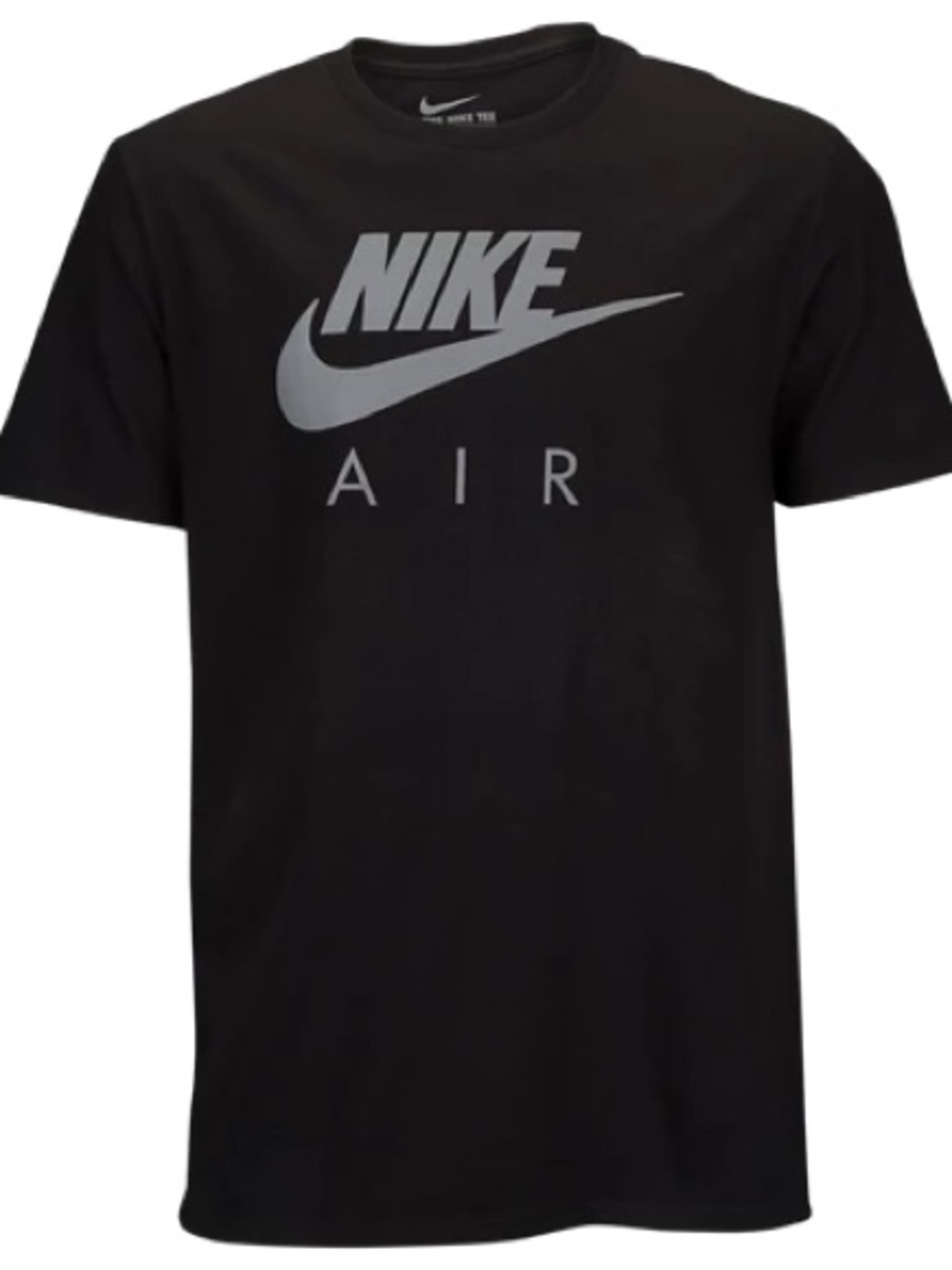 Nike Black T-Shirt with Gray Nike Air Logo - Picture 3 of 3